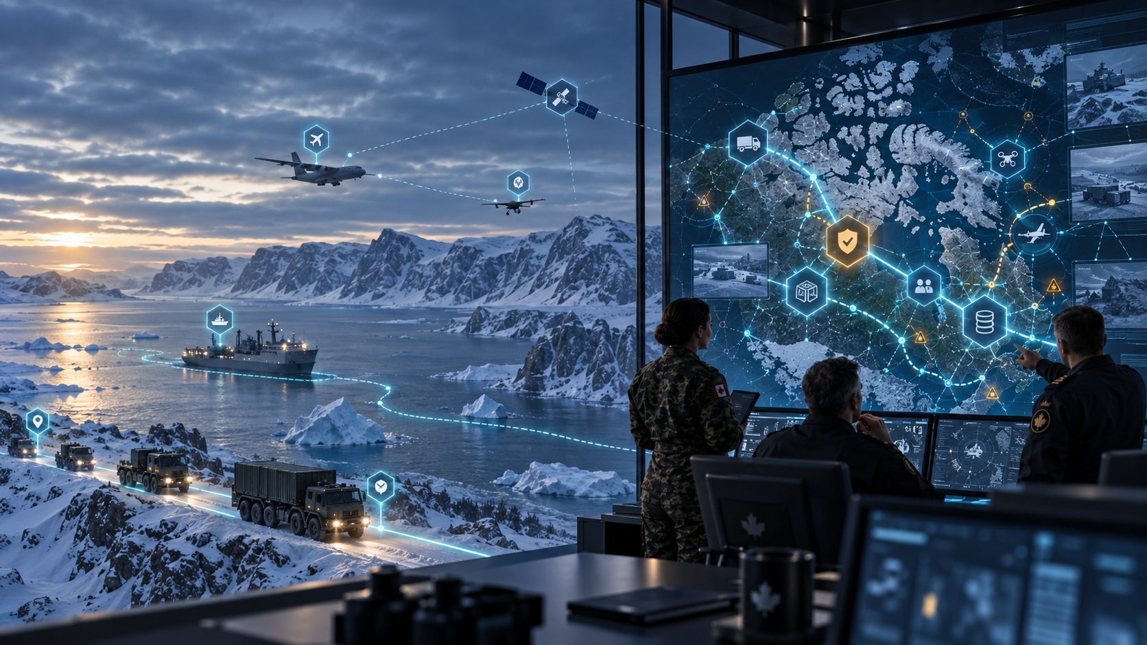 Canadian Arctic operations centre with a shared operational picture